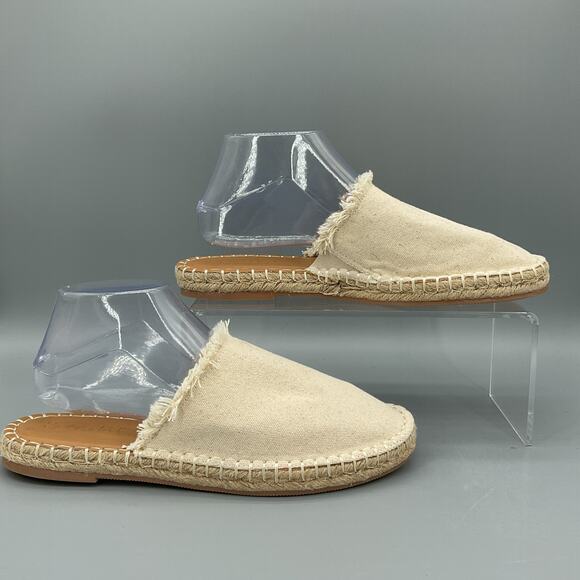 NEW Splendid Women’s Jaycee Slip on Mule Sandals Cream Size 6.5M - Picture 1 of 11